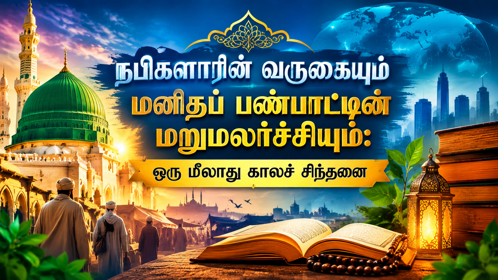 நபிகளாரின் வருகையும் மனிதப் பண்பாட்டின் மறுமலர்ச்சியும்: ஒரு மீலாது காலச் சிந்தனை