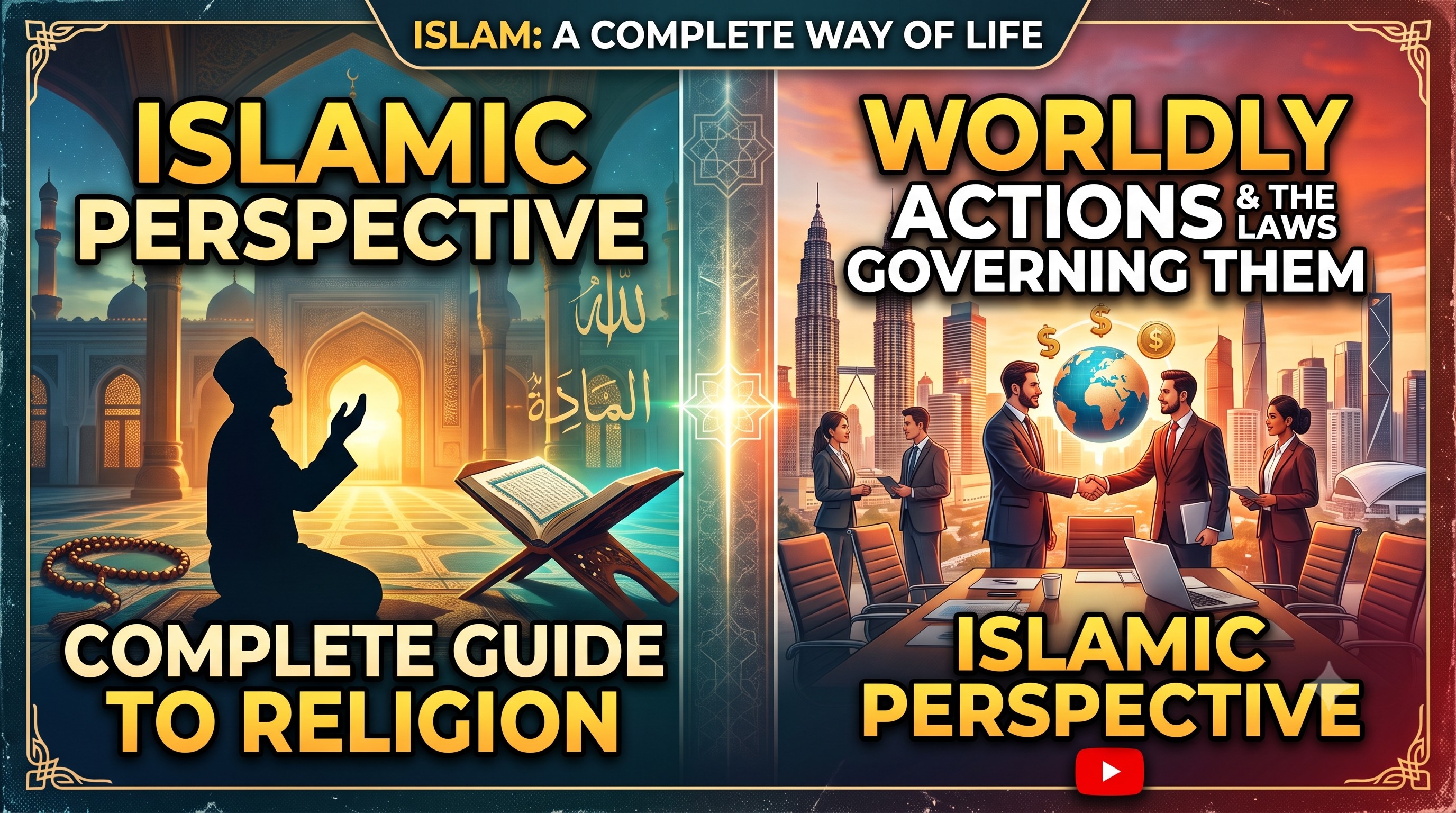  Religious and Worldly Actions in an Islamic Perspective A Conceptual Explanation